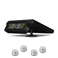 CAREUD Solar TPMS Sistem Alarm Keamanan Ban Sensor Eksternal Pabrik Outlet Mobil Nirkabel USB Sistem Pemantau Tekanan Ban
