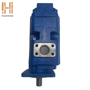 Repuestos Hidráulicos para Cargadora: Bomba Hidráulica de Doble Engranaje con Eje Recto de Hierro Fundido Azul al por Mayor - Product Image 1