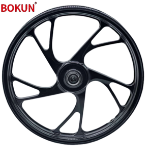 Rin de Motocicleta <span class=keywords><strong>BOKUN</strong></span> Serie 1.85x18 Pulgadas, Delantero, Doble Cinco Radios, Negro, Aleación de Aluminio Forjado - Product Image 4