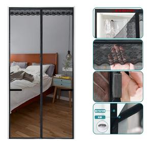 Tenda a Rete Magnetica in Fibra di Vetro Rinforzata Anti-Graffio per Porte, con Chiusura Magnetica a Strappo Rinforzato - Product Image 2
