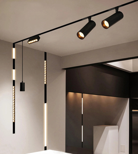 Sistema de Iluminación Magnético para Techo y Pared con Riel de Aluminio, Foco LED COB Inteligente Tuya con Diseño Moderno - Product Image 1