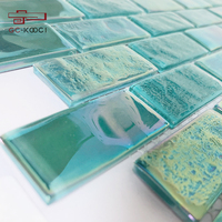 Carrelage mural en céramique pour piscine, carrelage de maison, bande blanche, rouge, bleu, gris, vert, jaune, blanc