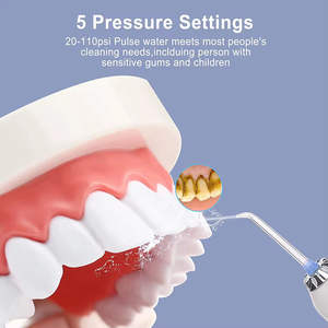 Grand réservoir d'eau portable, fonctionne sur batterie, pulvérisateur d'eau portable étanche IPX7, dispositif de soins dentaires à jet d'eau - Product Image 5