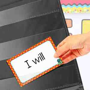 Soporte de bolsillo portátil para tablas de frases y tarjetas de palabras, herramienta para el aprendizaje del alfabeto, material escolar y de oficina para profesores - Product Image 3