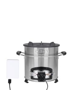 Estufa de ventilador de pellets de diseño moderno portátil e independiente para un calentamiento más rápido en comunidades rurales para uso en exteriores - Product Image 2