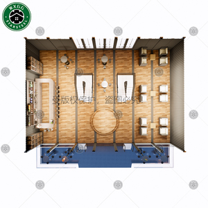 บ้านเคลื่อนที่แบบตู้คอนเทนเนอร์ แผงแซนวิชสำเร็จรูป ประกอบง่าย สำหรับกิจกรรมนอกสถานที่ พับเก็บได้ ถอดประกอบได้รวดเร็ว ขนส่งแบบ LCL - Product Image 6
