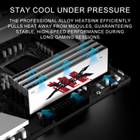 PUSKILL RAM RGB 16GB DDR4 UDIMM Memorial RAM DDR4 32GB for Desktop Computer Gaming Memory RAM 1.2V 3200MHZ 3600MHZ in Stock