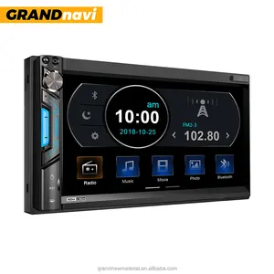 2 Din 7 pollici MP5 Universal Multimedia Mirror Link BT IPS Gps Touch Screen lettore Dvd per auto autoradio lettore MP5 per autoradio