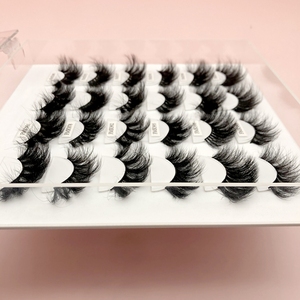 Tierversuchsfreie Eigenmarken-Nerzwimpern, Natürlich, 100% Sibirische Nerzstreifen-Wimpern - Product Image 3