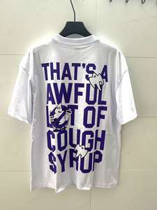 Оптовая продажа, это очень много сиропа от кашля, футболка унисекс на заказ, Сироп от кашля, хлопковая футболка высокого качества для мужчин - Product Image 6