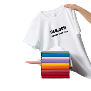 Camiseta Informal Sólida, Multicolor, con Logotipo Personalizado, Unisex, Transpirable, Ecológica, 100% Algodón, de Secado Rápido para Hombre - Product Image 2