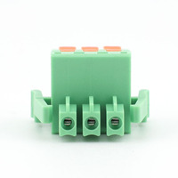 Proveedor de Conectores, Bloques de Terminales de Latón 3P, Tipo de Empalme de 3.5mm, Conectores Enchufables para PCB
