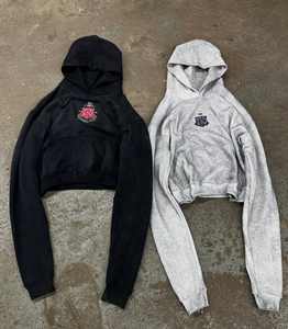 بدلات رياضية مخصصة بطباعة الشاشة الحريرية، هوديز وبنطلونات رياضية بخصر مطاطي وأرجل واسعة - Product Image 2