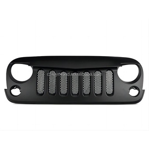 Pare-chocs avant personnalisé en ABS noir avec grilles <span class=keywords><strong>Angry</strong></span> Eyes pour <span class=keywords><strong>Jeep</strong></span> Wrangler JK troisième génération 2007-2018 - Product Image 6