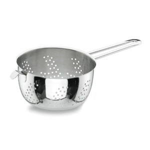 Scolapasta in acciaio inox con manico lungo per scolare verdure e pasta - Product Image 1