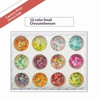 Cross-border nagelkunst fruitplakjes bloemen vlinder kerst DIY sieraden slime materialen papieren doos verpakking