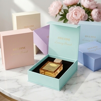 Boîte cadeau de luxe personnalisée en carton rigide écologique, faite à la main, pour parfums et cosmétiques, avec finition brillante/mate et fermeture magnétique