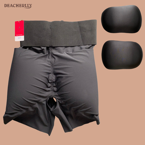 3 en 1 acolchado Shaper Tummy Wrap cintura entrenador Panty faja Hip Butt Enhancer vaina sin costuras extraíble Hip Bum Pads - Product Image 4