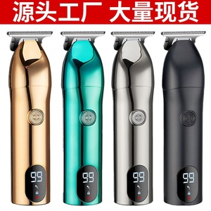 Electric Hair Clipper With Lcd Display Rechargeable Brushless Motor Professional Salon <b>Trimmer</b> For Men - Product Image 3