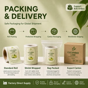 Etiquetas OEM para Latas de Refresco, Adhesivos BOPP Mate con Logotipo Personalizado, Adhesivo Sensible a la Presión para Botellas de Bebidas Energéticas - Product Image 6