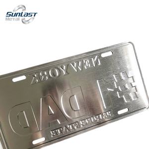 Benutzer definierte geprägte Aluminium gedruckt Nummern schild <span class=keywords><strong>Diy</strong></span> Vintage Nummern schild Nummern Seite Nummern schild - Product Image 4