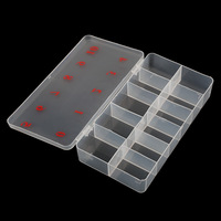 Boîte de rangement de pointes d'ongles, plastique Transparent et semi-Transparent, pour l'art de la manucure, 1 pièce, 1000 pièces de haute qualité