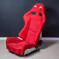 JIABEIR 1020w Rouge Station de jeu simulateur de course universelle avec sièges de course réglables