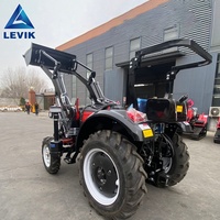 Tracteur agricole à roues haute performance 50HP 70HP 90HP avec moteur diesel, compact, pour la culture et le transport en verger