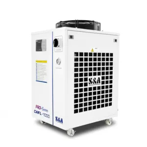 S & A attrezzatura raffreddata ad aria ad alta stabilità sistema Laser A fibra 1KW refrigeratore di raffreddamento ad acqua A ricircolo