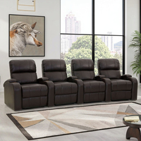 Cinéma à domicile cinéma sièges inclinables cinéma sièges canapé fauteuil inclinable en cuir