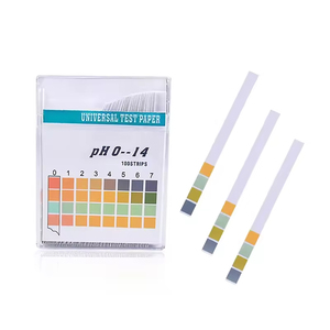 Bandelettes de test de pH de l'eau liquide Lab 100, bandelettes de mesure du pH 0-14 - Product Image 1
