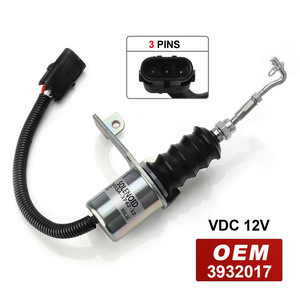 โซลินอยด์วาล์ว SA-3742-12 12V DC 3 ขา สำหรับสวิตช์ตัดการทำงานของเครื่องยนต์ Dongfeng Cummins - Product Image 2
