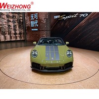 Plataforma Giratoria Personalizada para Exhibición de Autos en Salas de Exposición, 4.5 m, Sin Fosas, Plataforma Giratoria para Exhibición de Vehículos