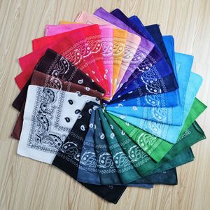Pañuelo de algodón 100% con estampado Paisley, estilo vintage hip hop, pañuelo cuadrado multifuncional para ciclismo, máscara facial, bufanda mágica para la cabeza - Product Image 1