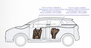 Moule d'injection plastique pour système <span class=keywords><strong>de</strong></span> porte automobile, outils complexes <span class=keywords><strong>de</strong></span> grande taille, haute durée <span class=keywords><strong>de</strong></span> vie, efficace pour la réparation automobile, PA+LGF, réduction <span class=keywords><strong>de</strong></span> 50% - Product Image 4