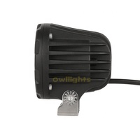 Nouvelle lampe de travail LED ronde auxiliaire de 3 pouces 20W 12V avec faisceau spot, éclairage de conduite haute intensité pour voiture