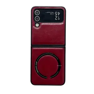 <span class=keywords><strong>Funda</strong></span> para Galaxy Z <span class=keywords><strong>Flip</strong></span> 5 <span class=keywords><strong>4</strong></span>, <span class=keywords><strong>Funda</strong></span> de Cuero PU Premium para Carga Inalámbrica Magnética para <span class=keywords><strong>Samsung</strong></span> Galaxy ZFlip3 <span class=keywords><strong>Flip</strong></span> 5 <span class=keywords><strong>4</strong></span> 3 Couqe <span class=keywords><strong>Funda</strong></span> - Product Image 5