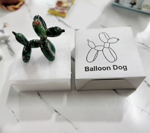 Ready to Ship DIY Fluid Balloon Dog White Piggy Blank Resin Art Crafts Embryo Handmade Children's <strong>Toys</strong> Indoor Home Decoration - Product Image 5