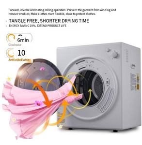 Machine à laver et sèche-<span class=keywords><strong>linge</strong></span> électrique murale D 6KG pour appareils électroménagers, tambour de séchage à chargement frontal avec rotation du tambour - Product Image 4