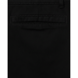 กางเกงชิโนผ้ายืดสีดำสไตล์คลาสสิกสำหรับเด็กผู้หญิงกางเกงชุดนักเรียนสำหรับฤดูร้อนฤดูหนาวผ้าฝ้ายโพลีเอสเตอร์แขนสั้น - Product Image 1