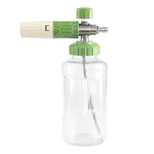 Mới rửa xe bọt pháo đầy đủ 304 thép không gỉ <span class=keywords><strong>Lance</strong></span> 1/4 "QC với điều chỉnh tuyết bọt <span class=keywords><strong>Lance</strong></span> chai trong suốt - Product Image 1