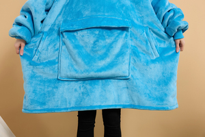 Sweat-shirt à capuche pour adulte, couverture d'hiver, polaire Sherpa, Ultra peluche, confortable, surdimensionné - Product Image 5
