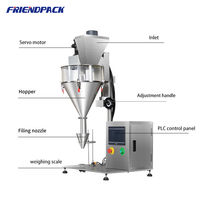 Machine de remplissage semi-automatique UPK pour poudre, avec vis sans fin, pour sachets et bouteilles, petite échelle, pour poudre de poivre et autres poudres sèches