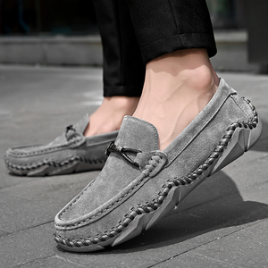 Mocassins Souples pour Homme, Chaussures de Conduite en Daim, Bateaux de Luxe, Chaussures Décontractées en Cuir Véritable pour Homme, Mocassins de Marche – Approvisionnement d'Usine - Product Image 4