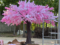 Arbre artificiel Sakura/Cherry Blossom rose de 10 pieds sur mesure pour restaurant et horticulture - Bagang Restaurant