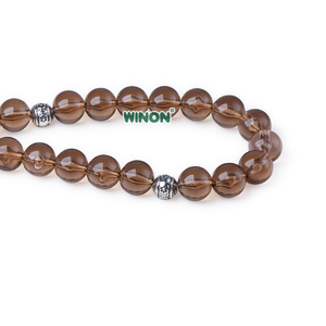Nuovo Design Winon: Perline di Preghiera Musulmane in Resina Marrone Tè da 10mm, Misbaha Islamica, Regalo per Eid e Ramadan - Product Image 5