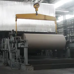 Máquina de fabricación de papel acanalado de papel corrugado, papel usado / OCC / reciclaje de cartón de desecho