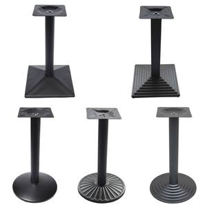 Table ronde à piétement unique en acier pour restaurants, design minimaliste, durable, utilisation en extérieur - Product Image 4