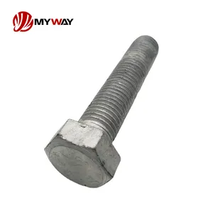 Factory hot sale fastener bolts nuts high quality DIN558 full thread hexagon bolt fasteners