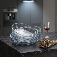 Nouvelles Plaques de Cuisson Carrées en Verre Borosilicate Résistantes à la Chaleur, Réutilisables et Écologiques, Épaisseur 0,8 mm, pour Four – Vente en Gros